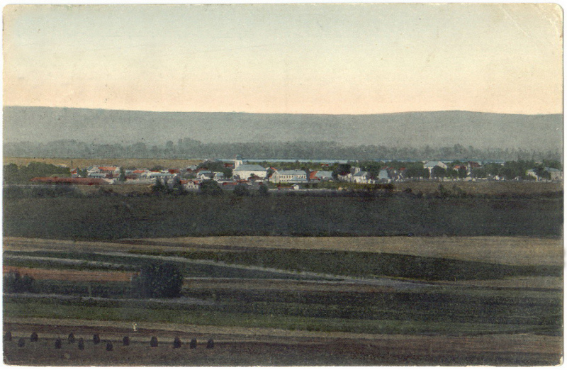 Вид на Вашківці. Фото 1900-1918 років.